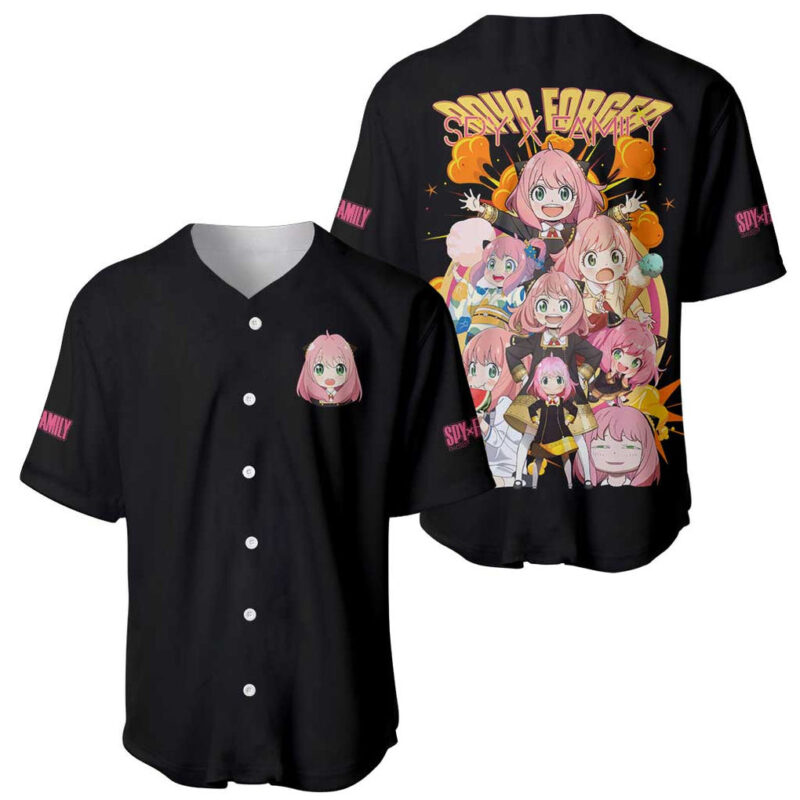 Anya Forger Spy x Family Baseball Jersey Anime V2