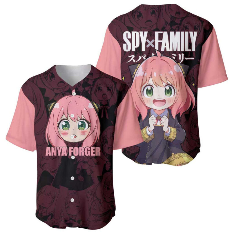 Anya - Spy X Family Baseball Jersey Anime
