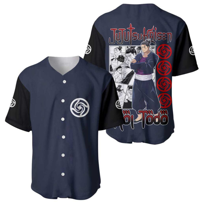 Aoi Todo - Jujutsu Kaisen Baseball Jersey Anime