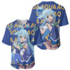 Aqua KonoSuba Baseball Jersey Anime