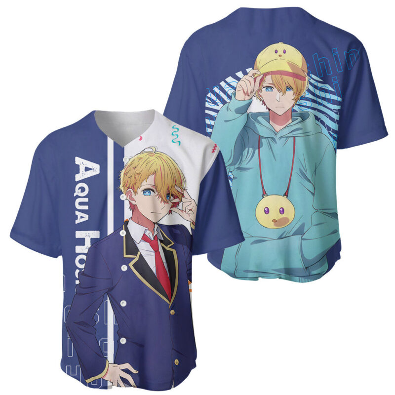 Aquamarine Hoshino - Oshi no Ko Baseball Jersey Anime