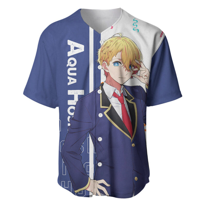 Aquamarine Hoshino - Oshi no Ko Baseball Jersey Anime