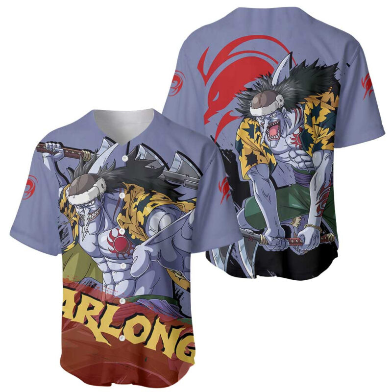 Arlong - One Piece Baseball Jersey Anime