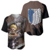 Armin Arler Baseball Jersey Attack On Titan