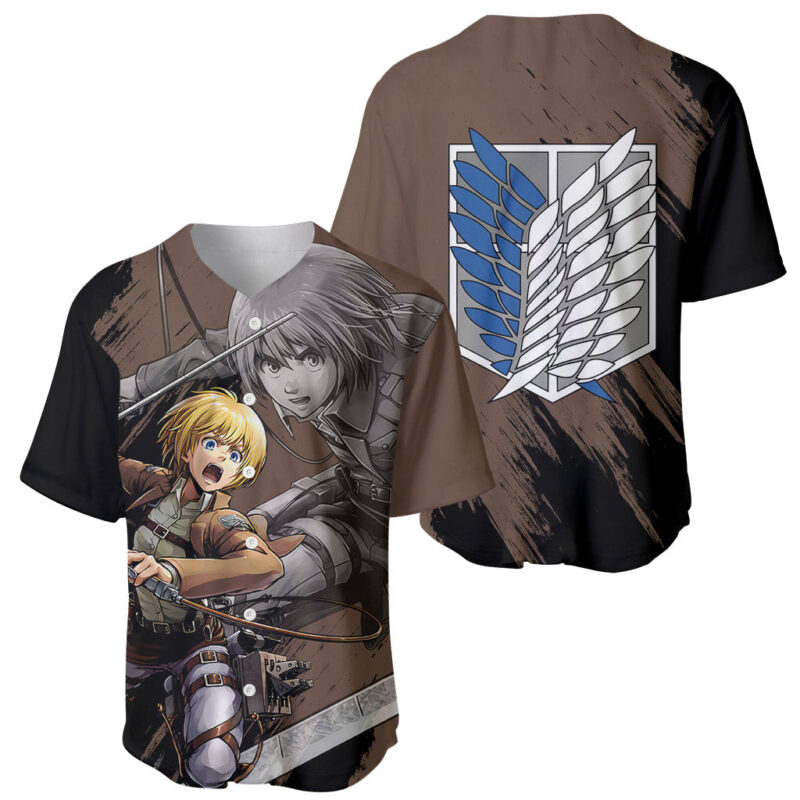Armin Arler Baseball Jersey Attack On Titan