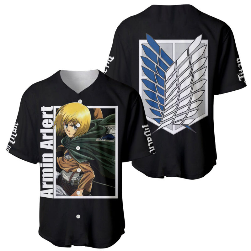 Armin Arlert Baseball Jersey Attack On Titan
