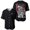 Armored Titan Attack on Titan Baseball Jersey Anime