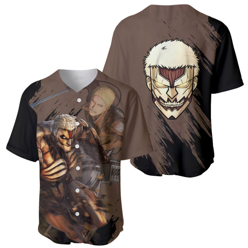 Armored Titan Baseball Jersey Attack On Titan