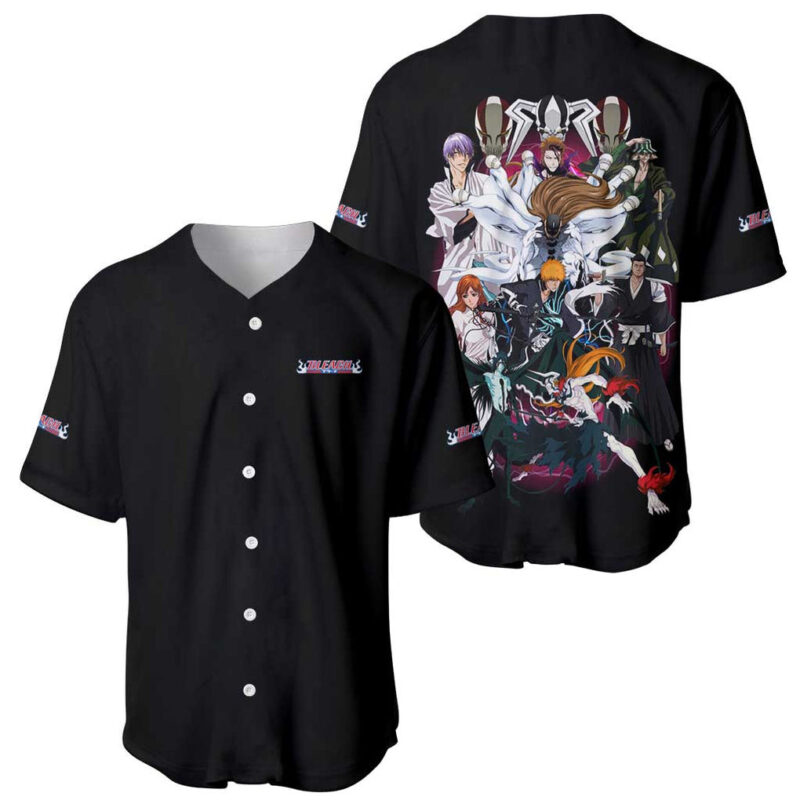 Arrancar Invasion Bleach Baseball Jersey Japan Anime