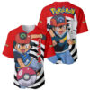 Ash Ketchum - Pokemon Baseball Jersey Anime