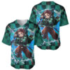 Astral Aura Tanjiro Demon Slayer Baseball Jersey Anime
