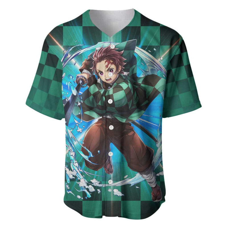 Astral Aura Tanjiro Demon Slayer Baseball Jersey Anime