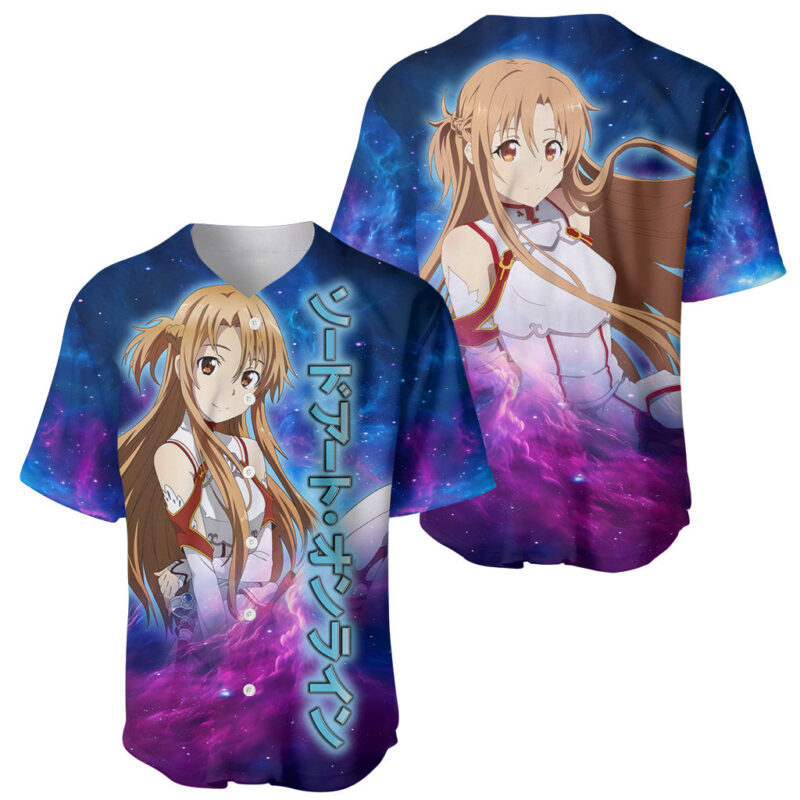 Asuna Baseball Jersey Sword Art Galaxy