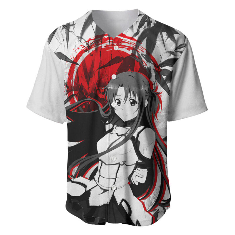Asuna Baseball Jersey Sword Art Online Anime Japan