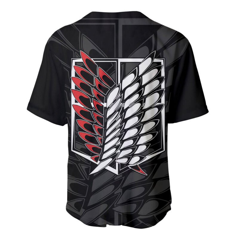 Atack On Titan Character Baseball Jersey Anime Mix Manga