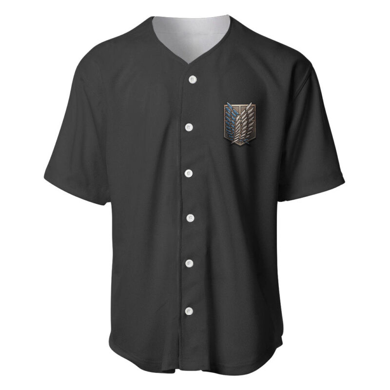 Attack On Titan Anime Eren Yeager Baseball Jersey Basic