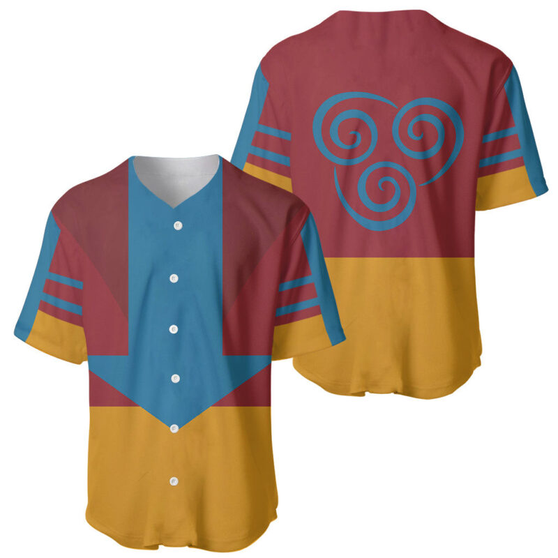Avatar Aang Airbending Baseball Jersey