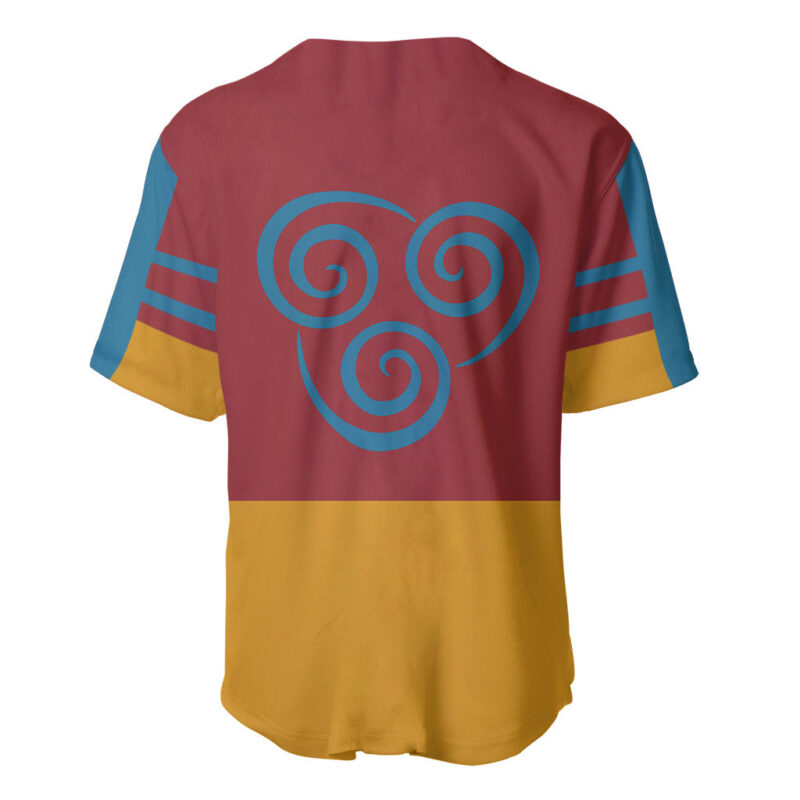 Avatar Aang Airbending Baseball Jersey