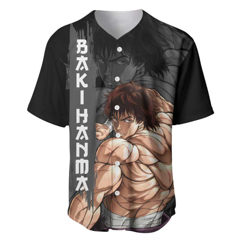 Baki Hanma-Baki Hanma Baseball Jersey Anime