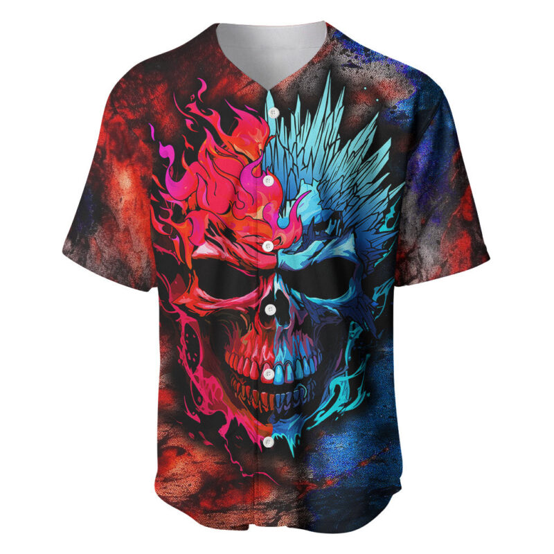 Be Careful Skull Baseball Jersey
