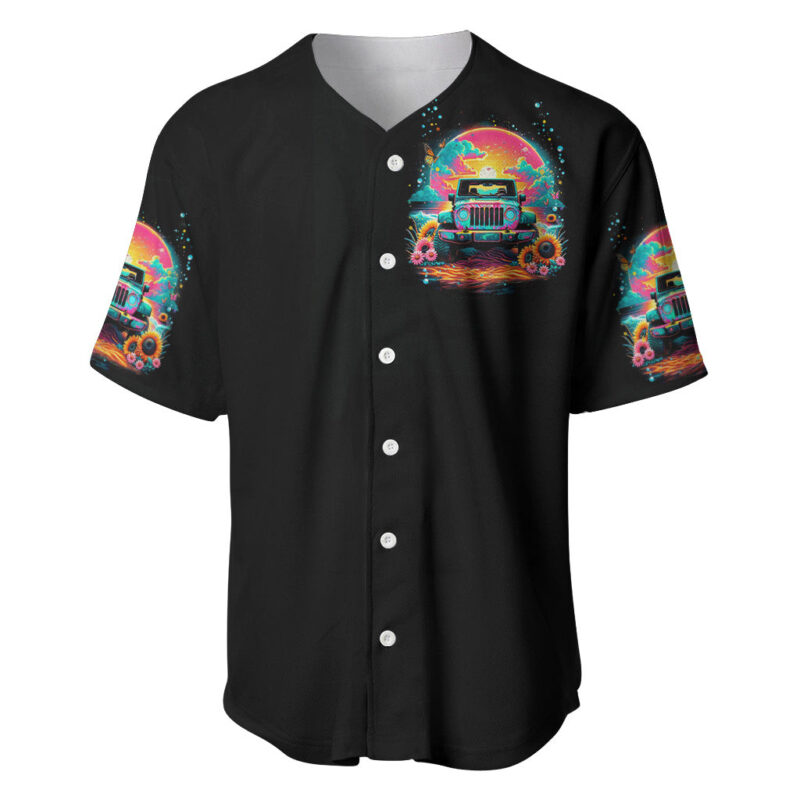 Beach Jeep Baseball Jersey The Best Grandmas Drive Jeeps
