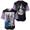 Beerus Baseball Jersey Dragon Ball Mix Anime Manga