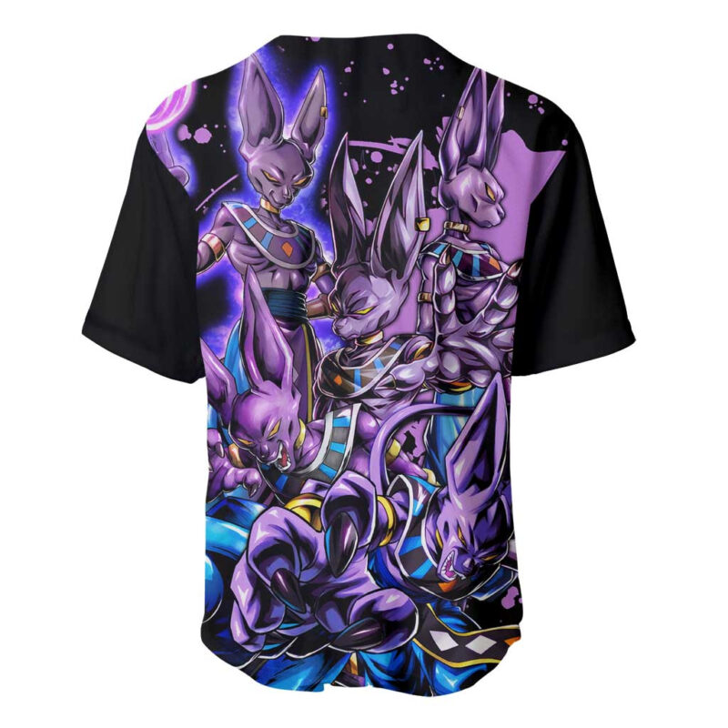 Beerus - Dragon Ball Baseball Jersey Anime