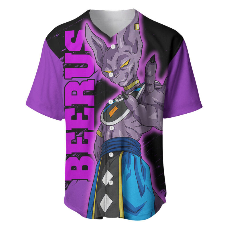 Beerus - Dragon Ball Baseball Jersey
