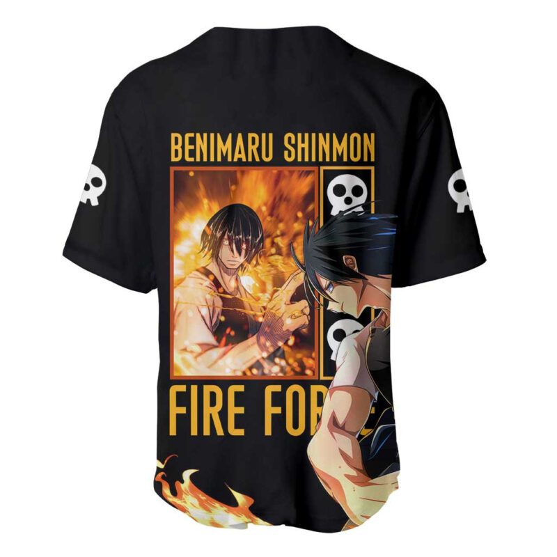 Benimaru Shinmon Fire Force Baseball Jersey Anime