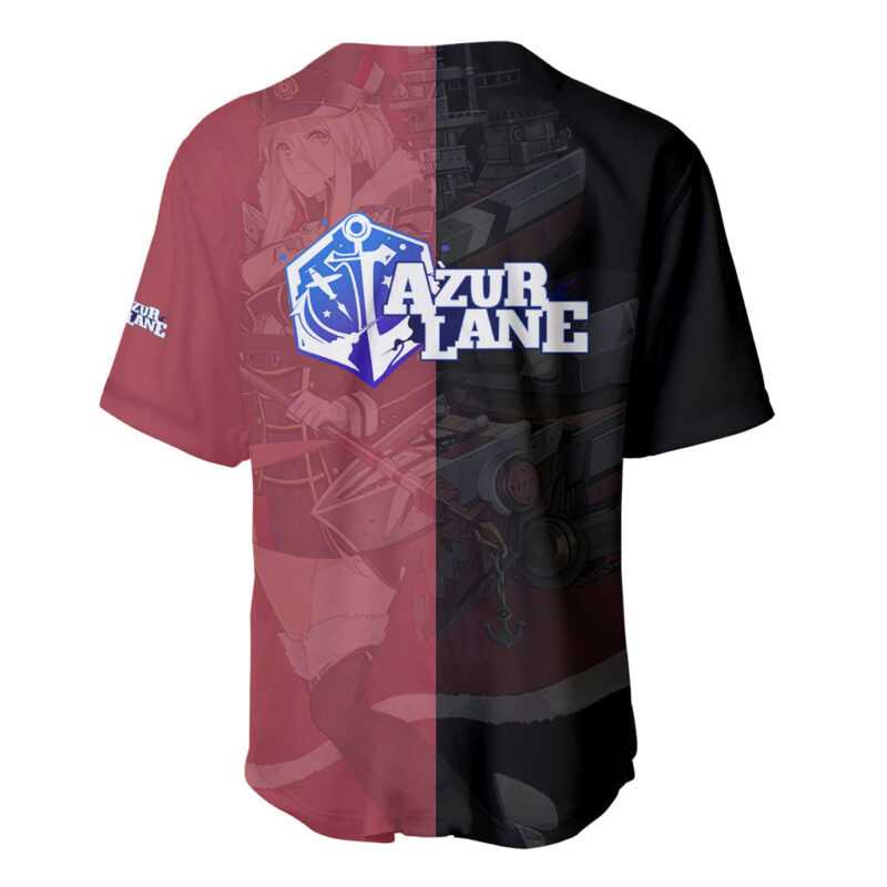 Bismarck - Azur Lane Baseball Jersey Anime Game