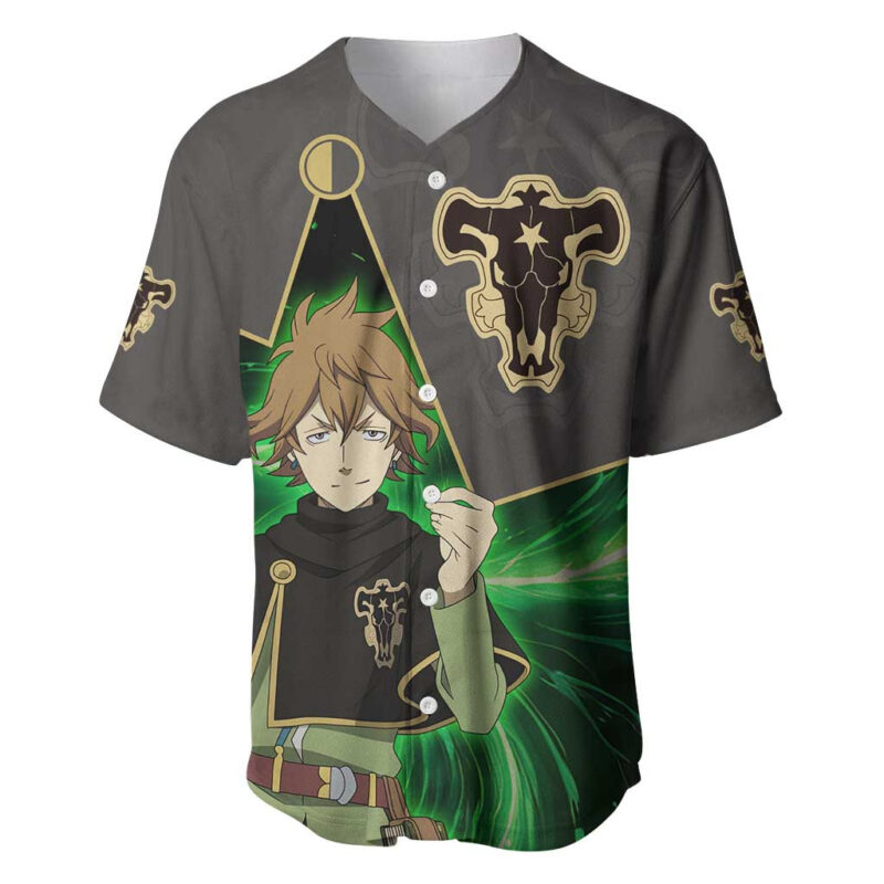 Black Bull Finral Roulacase - Black Clover Baseball Jersey Anime