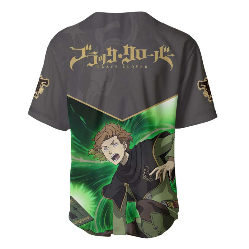 Black Bull Finral Roulacase - Black Clover Baseball Jersey Anime