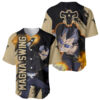 Black Bull Magna Swing Baseball Jersey Black Clover Anime