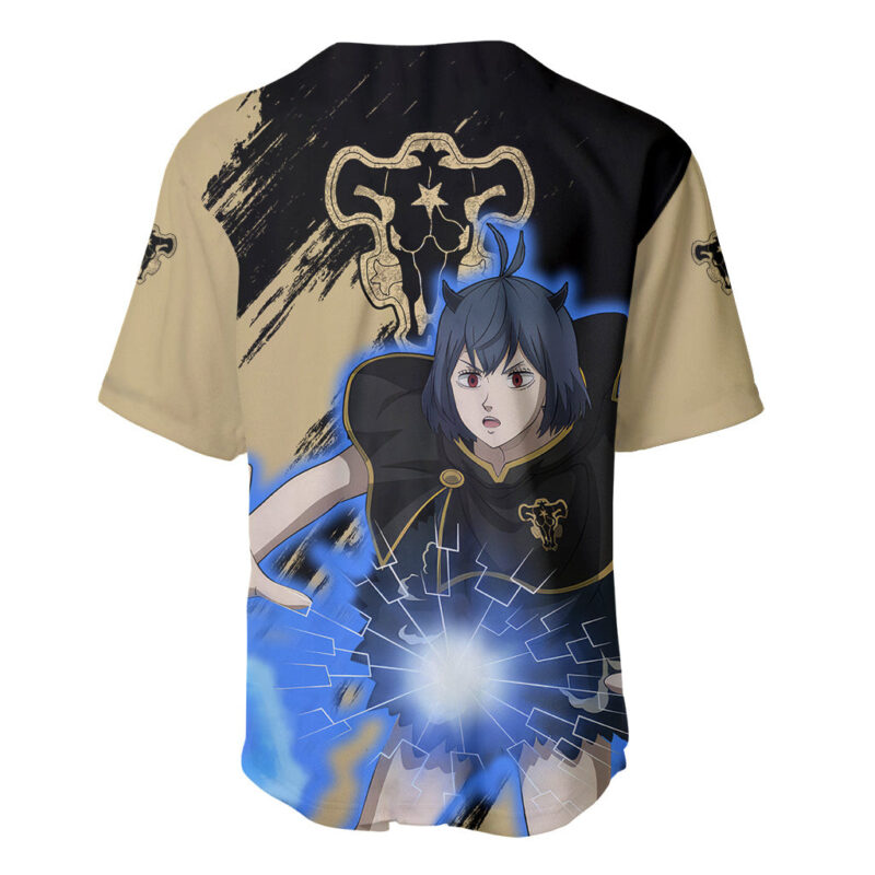 Black Bull Nero Baseball Jersey Black Clover Anime