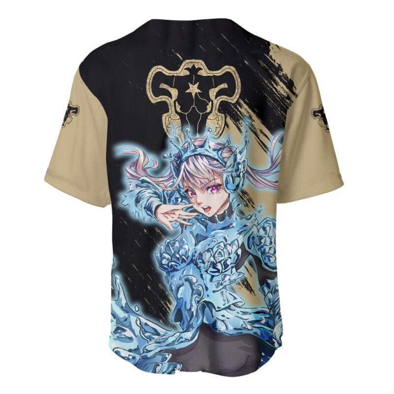 Black Bull Noelle Silva Baseball Jersey Black Clover Anime