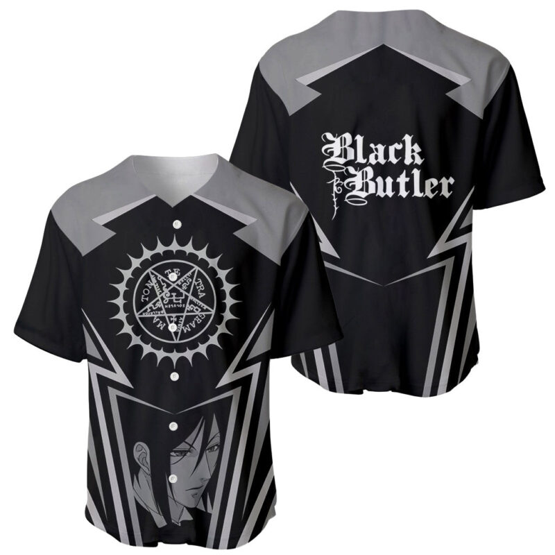 Black Butler Kuroshitsuji Baseball Jersey Anime