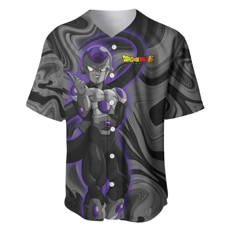 Black Frieza - Dragon Ball Baseball Jersey Anime