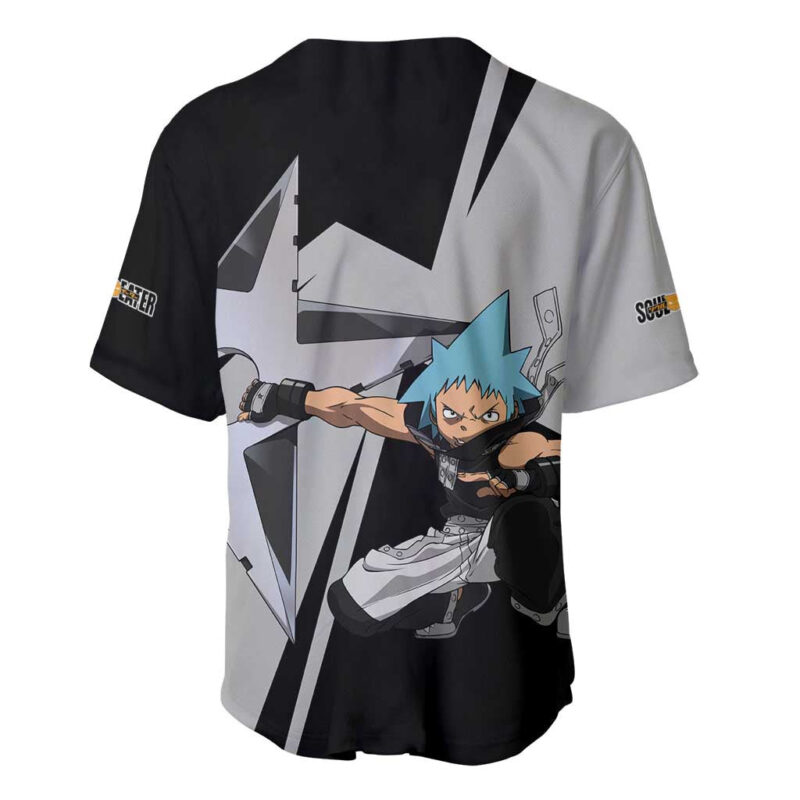 Black Star - Soul Eater Baseball Jersey Anime