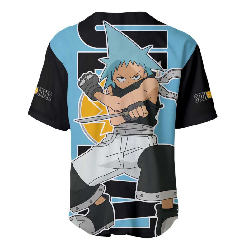 Black Star - Soul Eater Baseball Jersey Anime