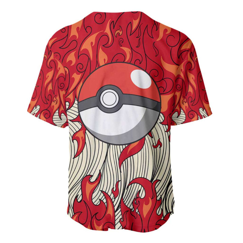 Blaziken - Pokemon Baseball Jersey Anime