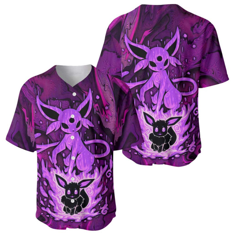 Blazing Espeon Baseball Jersey Anime