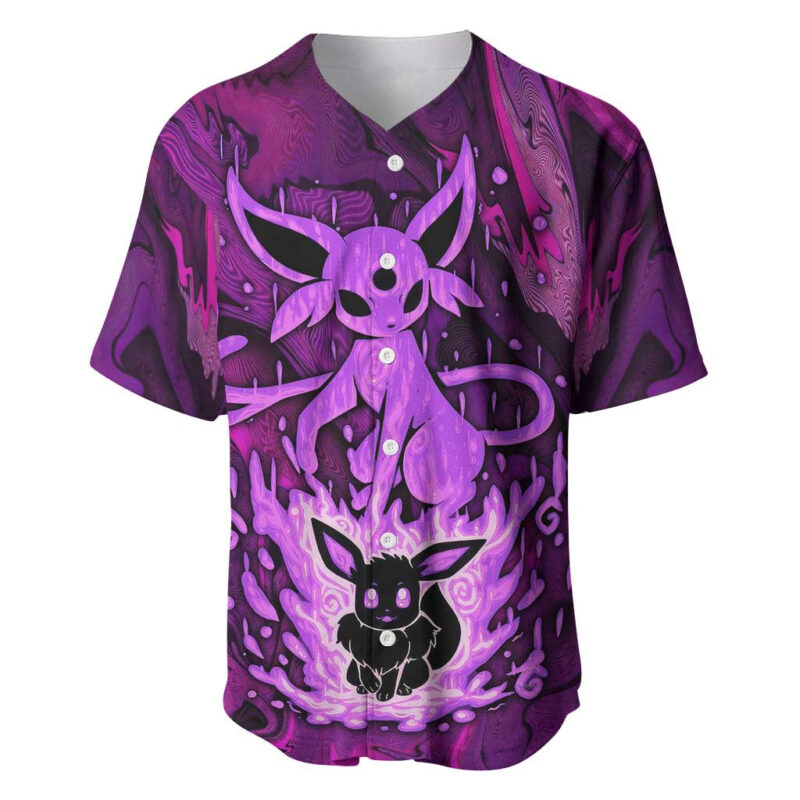 Blazing Espeon Baseball Jersey Anime