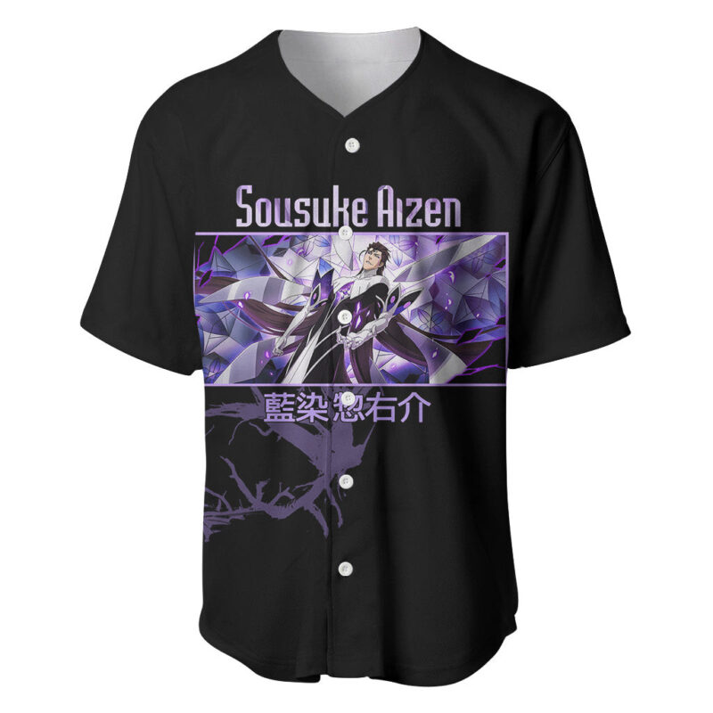 Bleach Anime TYBW Baseball Jersey Aizen Sosuke Final Form
