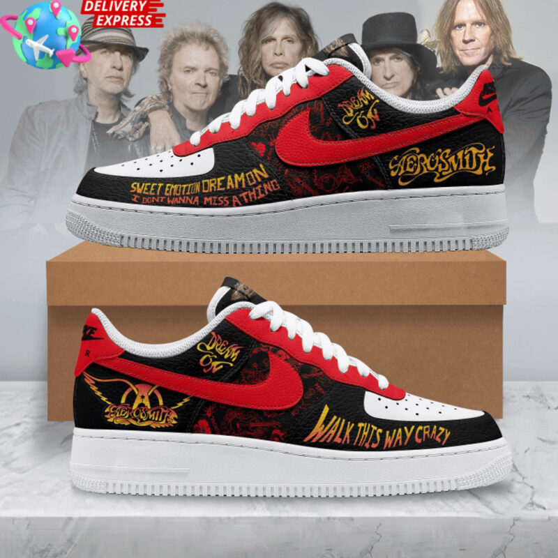 Aerosmith Tribute Air Force 1 Aerosmith Tribute Band Merch Father's Day Gifts For Grandpa