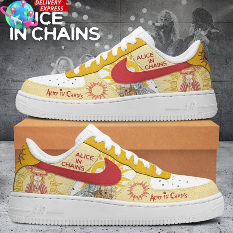 Alice In Chains Sunset Air Force 1 Alice In Chains Merch Gifts For Rock band Fans
