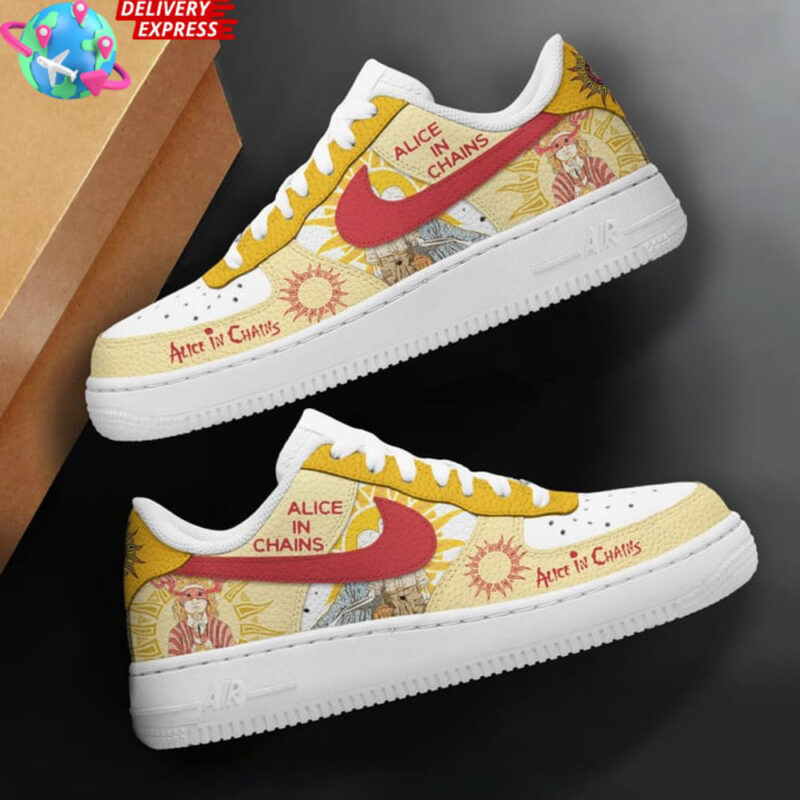 Alice In Chains Sunset Air Force 1 Alice In Chains Merch Great Mother's Day Gifts For Mom