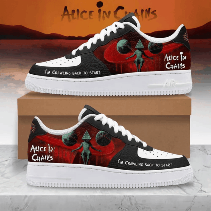Alice In Chains x Nike Air Force 1 Alice In Chains Merch First Fathers Day Gift