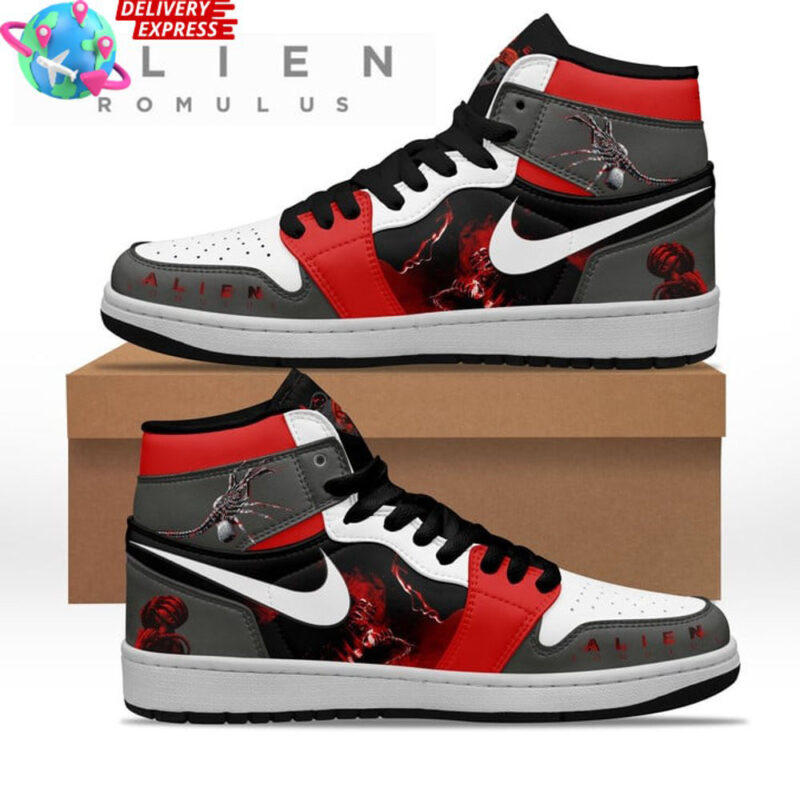 Alien Romulus Air Jordan 1 Sneaker Alien Merch First Fathers Day Gift
