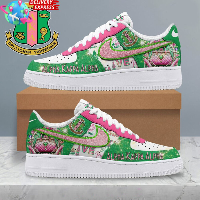 Alpha Kappa Alpha Nike Air Force 1 Alpha Kappa Alpha Merch First Fathers Day Gift Ideas