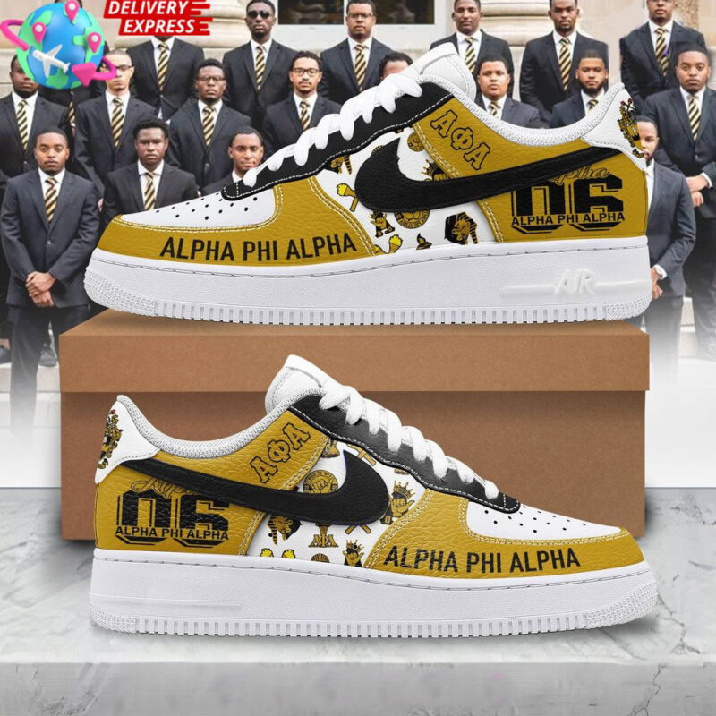 Alpha Phi Alpha Nike Air Force 1 Alpha Phi Alpha Merch Fathers Day Gift From Daughter